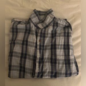 Urban Outfitters blue flannel / urban renewal